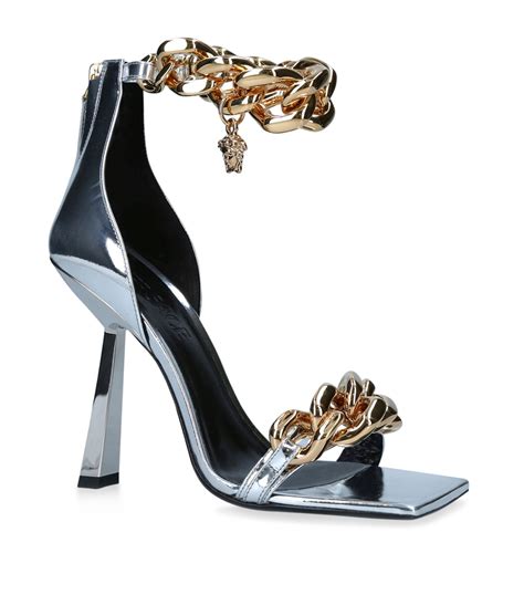 cuissardes versace|Versace leather sandals.